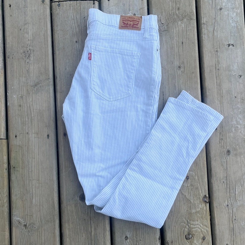 Levi's 311 Shaping Skinny Pinstripe Jeans Size 31